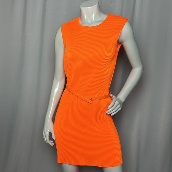 Stella McCartney Dresses & Skirts - Stella McCartney Ribbed Sheath Dress with Belt Sz 38